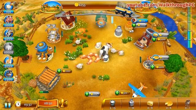 Farm Frenzy 4 - 4 - 4. Milk Rivers - Gold (Walkthrough)
