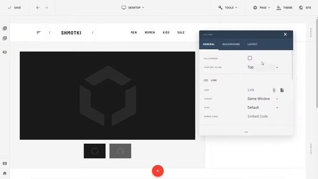 Editing Product Page Layout. Gridbox Store App Tutorial