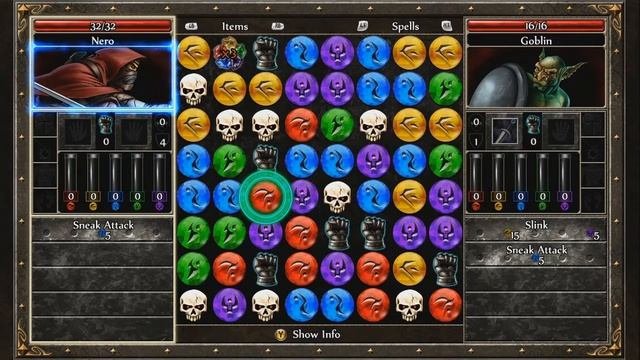 Puzzle Quest 2 [HD] Playthrough Part 1 (Xbox 360)