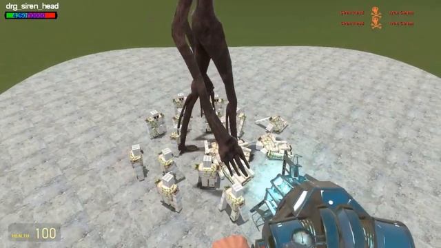 SIREN HEAD VS MINECRAFT MOBS! Garry's Mod [GMod Battle]