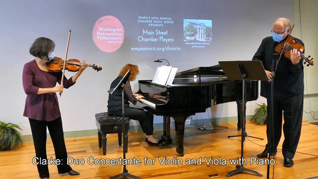 October 25, 2020 Main Street Chamber Players