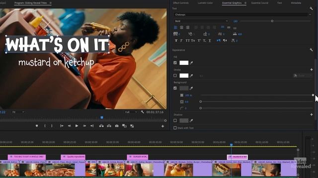 Sliding Title Reveal Effect In Adobe Premiere Pro