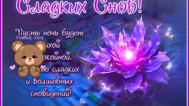 Спокойной ночи ? Желаю Нежных и Волшебных снов ???