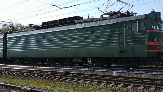 Электровоз ВЛ15-027, ст. Волковская, г.СПб, 13.05.2021г.