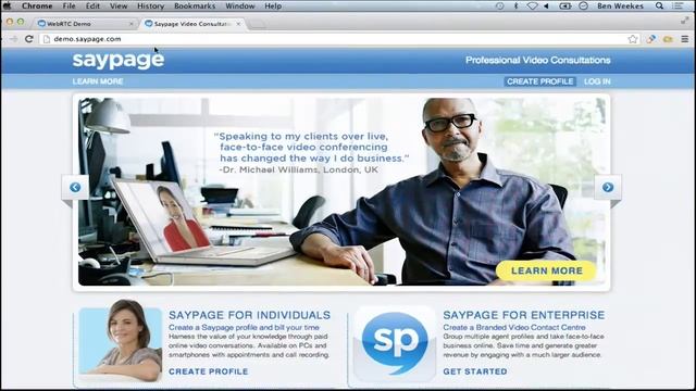 WebRTC Demo: Requestec