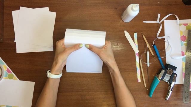 Мастер-класс Конструкция водопад. Папка портфолио. Показываю свои инструменты