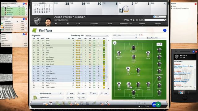 Simulei O GALO Até 2023 No FIFA Manager (Temporada 2020 Atualizada)