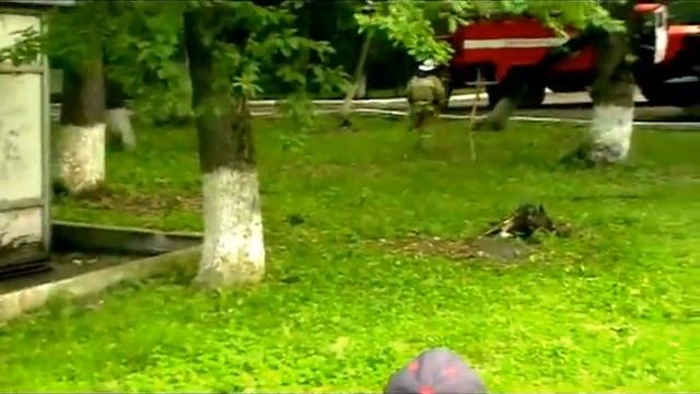 ИМИТАЦИЯ ПОЖАРА В ЛАГЕРЕ ДАНКО