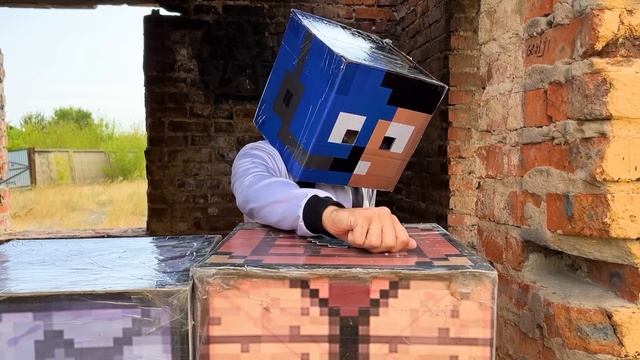 Minecraft In Real Life POV - REALISTIC NETHER PORTAL In Realistic Minecraft Real POV #skreeper