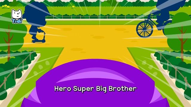My Super Big Brother ♪ | Superhero Family Song | Nursery Rhymes For Kids ★ TidiKids