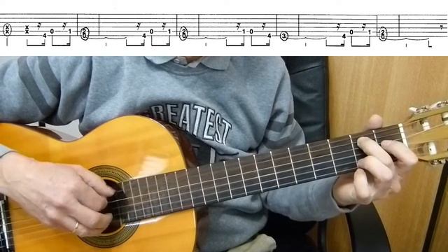 The Pink Panther - Easy Guitar Melody - Guitar Duet + TAB Guitar Lesson