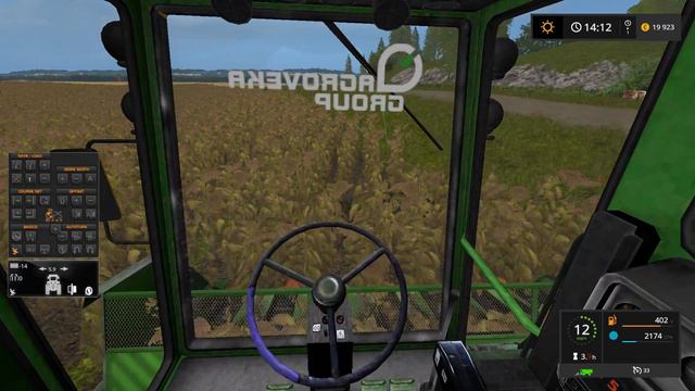  21  Село Курай  Farming Simulator 17. Уборка подсолнуха