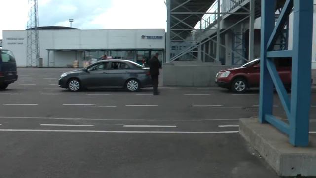 Очередь на вьезд