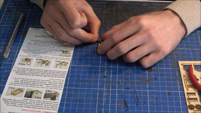 How To Make The OO Gauge Market Stalls Kit From Ancorton Models