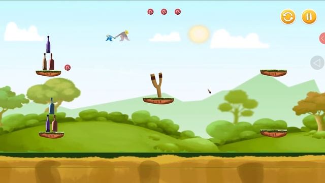 KNOCK DOWN BOTTLES-Сбивай бутылки геймплей игры для Андроид ???ᴴᴰGameplay Android