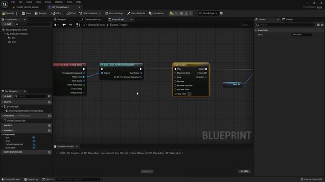 2405 - Blueprints. Simple Door