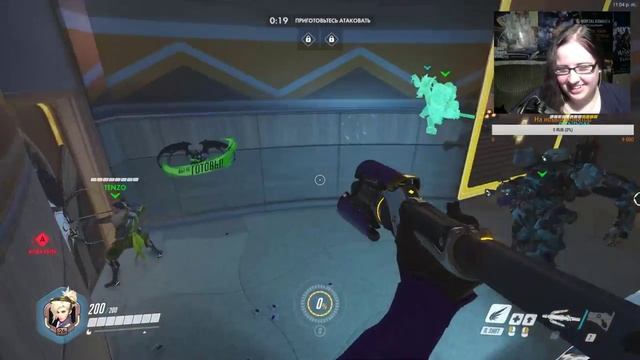 Overwatch - Рейтинговый бой! [LIVE] 18+ (веб-камера)