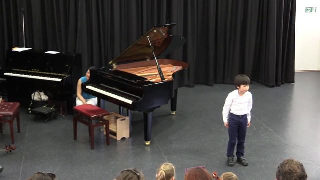 Children's Concert 9, Robson Fisher, Bryanston Suzuki 2018, Thursday 23 August - B18R3b