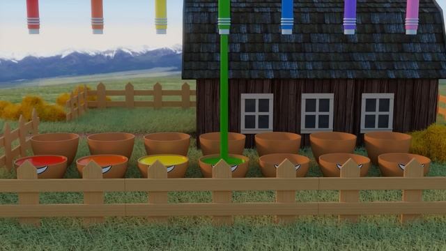 Learning Colors And Numbers Song | Colorful Eggs On The Farm
