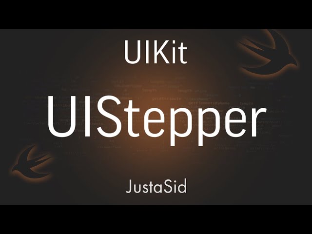 #9 UIStepper (Делаем экран 