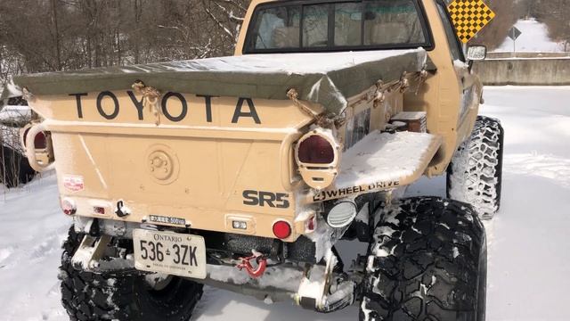 1985 Toyota walk-around during Winter Wheeling shake-down