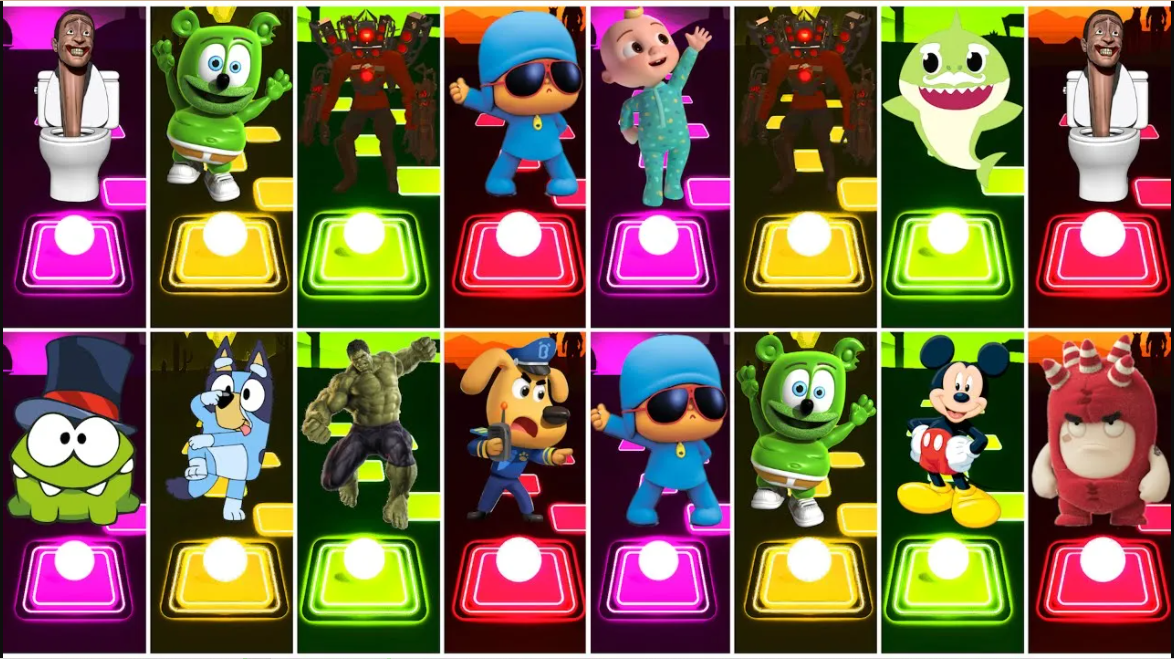 Oddbods Bubbles All Video Megamix ? Cocomelon Friends ? Baby Shark ? Skibidi Toilet. Кто победит?