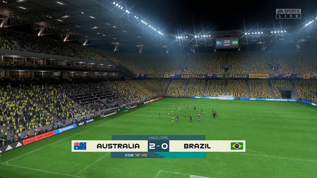 FIFA 23 - Women's World Cup Australia Vs Brazil - Quarter-finals - Gameplay (PC)