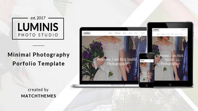 Luminis - Minimal Photography Portfolio Template | Themeforest Website Templates And Themes