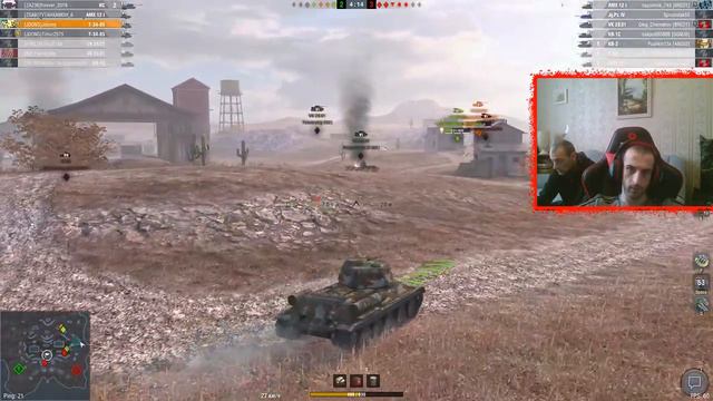 Мастер-Колобанов со стрима на легендарном Т-34-85 WOT Blitz