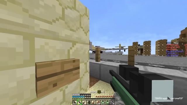 Minecraft EPIC GUN MOD BATTLE! (Minecraft Flan's Mod) W/ PrestonPlayz & The Pack!