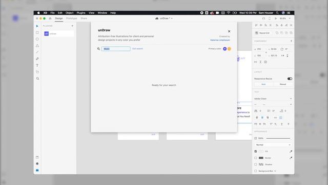 UnDraw | Adobe Xd Plugin
