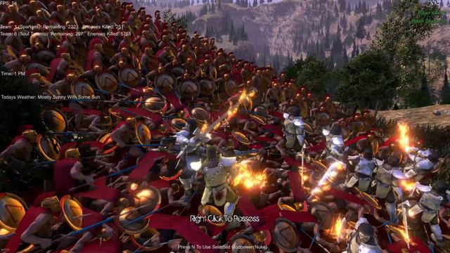 Spartans Attack Soul Tyrant Stronghold | Ultimate Epic Battle Simulator | UEBS