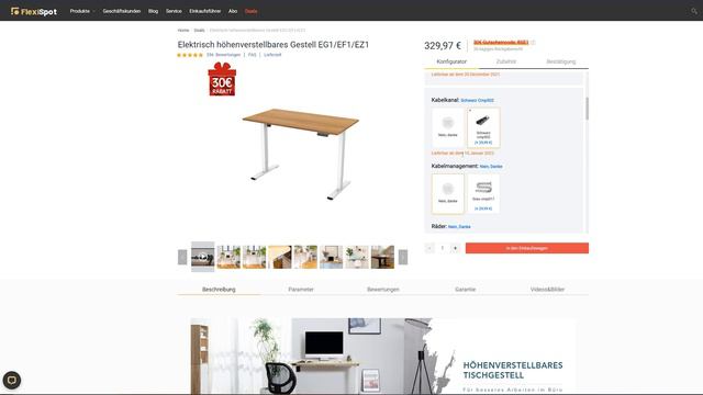 FlexiSpot Black Friday Sale - Gewinnspiele Und Bis Zu 33% Rabatt