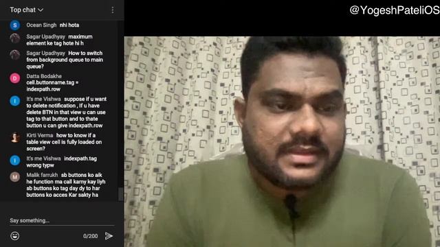 Yogesh Patel Live Streaming | QA | Swift IOS Development | Hindi.