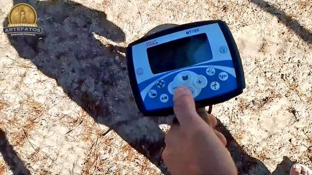 SAIU OURO Detector MT-705 Na Quadra De Areia