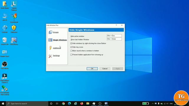 How To Hide Running Software Icon From Taskbar | Hide Icon Form Taskbar | Technical Giveaway