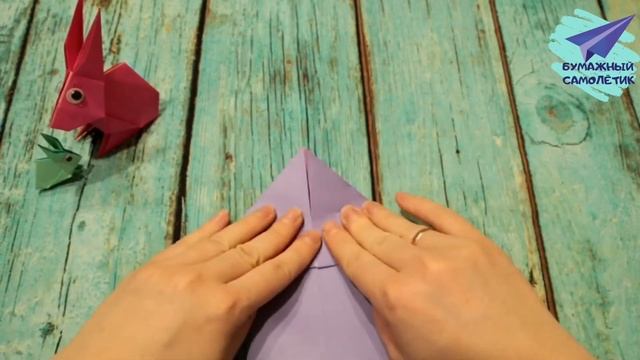 Как сделать оригами ЗАЙЦА из бумаги? Зайкина семейка ? Origami Bunny•Tutorial DIY  #оригами #origam