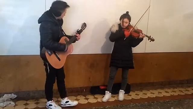 Уличные музыканты Караганды