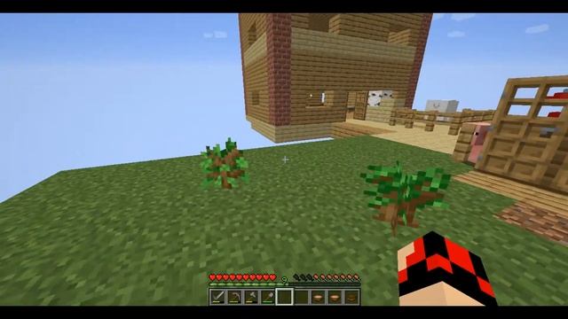 Майнкрафт ОДИН БЛОК строим хранилище вещей! /OneBlock #5/