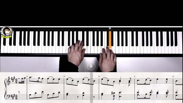 Andante Grazioso -piano Tutorial Songs-Very Easy-High Definition