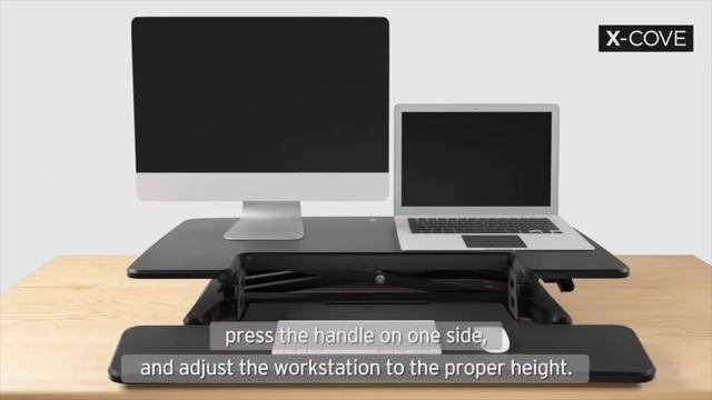 TAL X-COVE Ergonomic SitStand DeskStand Desk Converter Standing Desk Office Furniture Copy