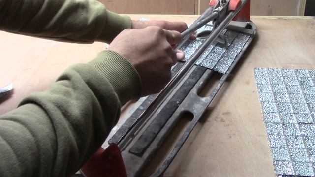 MOSAIC TILES cutting How to cut mosaic tile straight & diamond Dry Cut