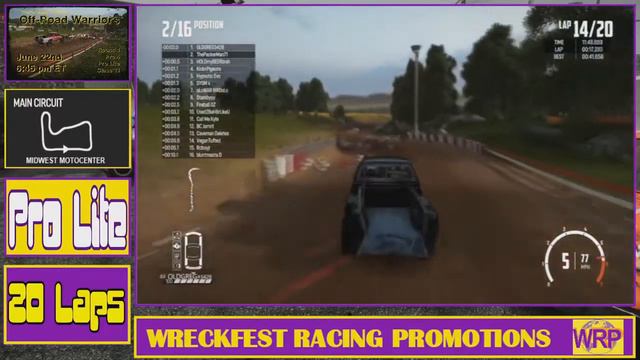 2021 SP Wreckfest Series | Off-Road Warriors Group A Week 1 (SP High Gear)