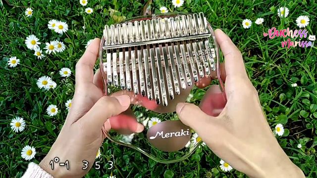 Can't Help Falling In Love Kalimba Cover With Tabs