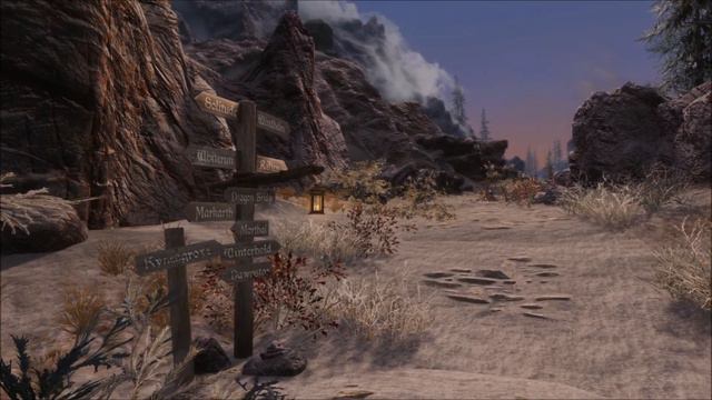 Weathered Road Signs | Ultra Modded Skyrim Special Edition | Mod List X