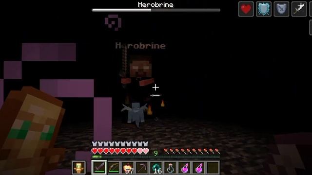 Minecraft Herobrine Boss Fight ( 1.16 Datapack )