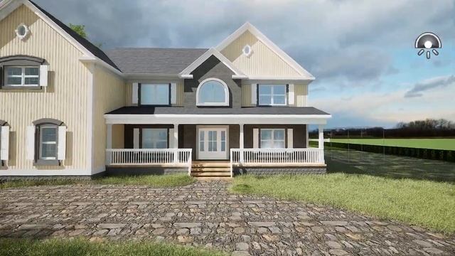 House Rendering Using VR With Unreal Engine Software