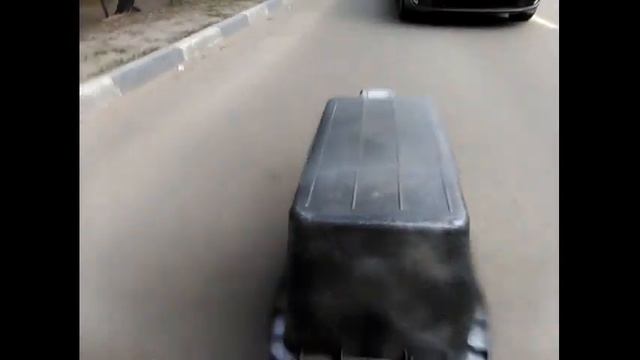 BAJAJ BOXER с прицепом. За продуктами в короновирус # 2