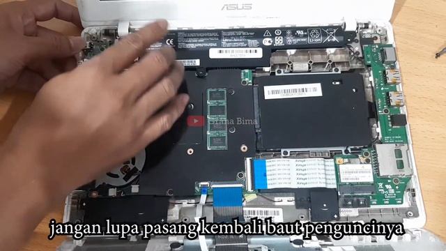 Tutorial Ganti Baterai Notebook ASUS X200CA Series