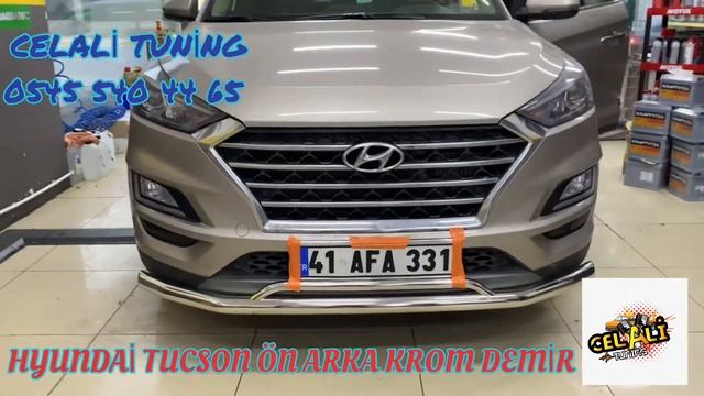 SIFIR KM HYUNDAİ TUCSON ÖN ARKA PASLANMAZ KROM UYGULAMASI YAPTIK!/CELALİ TUNİNG